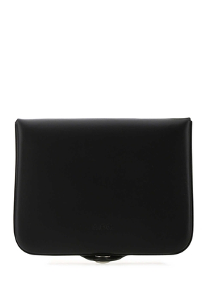 A.p.c. Black Leather Card Holder