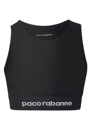 Paco Rabanne Logo Detail Cropped Top