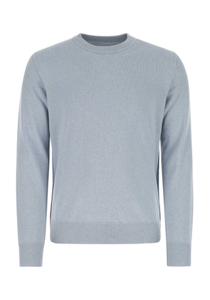 Maison Margiela Pastel Light-Blue Cashmere Sweater