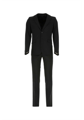Prada Black Wool Blend Suit