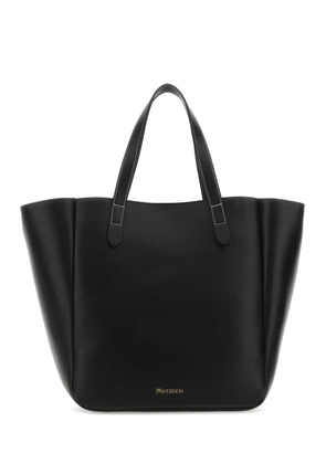 J.w. Anderson Black Leather Shopping Bag