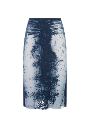 Diesel Blue M-Begonia Midi Skirt