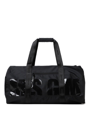 Msgm Logo-Printed Zipped Holdall Bag
