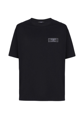 Balmain Cotton Logo-Patch T-Shirt