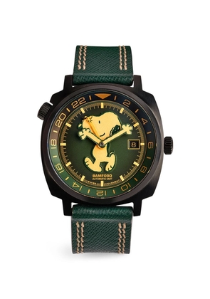 Bamford Watch Department X Harrods X Snoopy 175 Anniversary Edition Stainess Steel Gmt Watch 40Mm