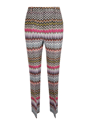 Missoni Stripe Zig-Zag Patterned Trousers