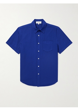 Alex Mill - Jo Garment-Dyed Cotton-Poplin Shirt - Men - Blue - XS