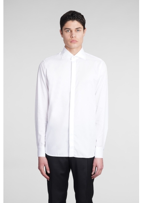 Tagliatore Shirt In White Cotton