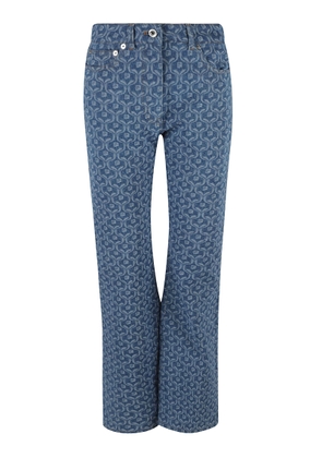 Paco Rabanne Printed Buttoned Jeans