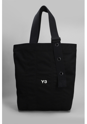 Y-3 Tote In Black Polyester