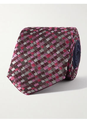 Missoni - 7cm Silk-Jacquard Tie - Men - Pink
