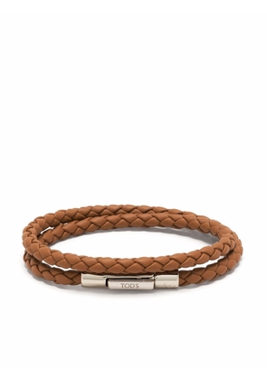 Tod's woven strap bracelet - Brown