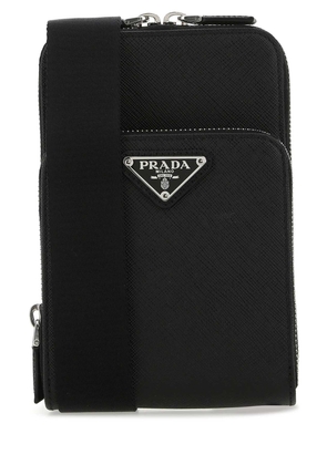 Prada Black Leather Phone Case