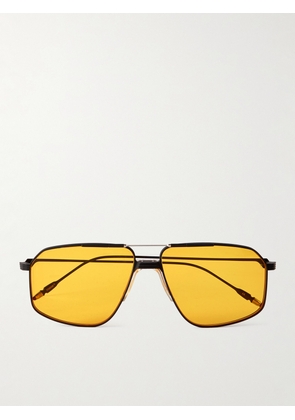 Jacques Marie Mage - Jagger Aviator-Style Titanium Sunglasses - Men - Black