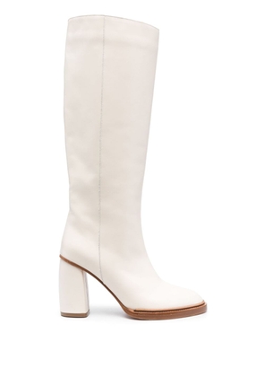Forte Forte 85mm knee-high leather boots - Neutrals