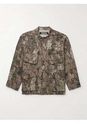 Neighborhood - Fatigue Logo-Appliquéd Camouflage-Print Cotton-Ripstop Jacket - Men - Brown - M