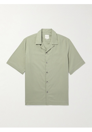 Paul Smith - Camp-Collar Cotton-Twill Shirt - Men - Green - S