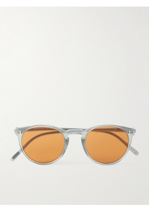 Oliver Peoples - Round-Frame Acetate Sunglasses - Men - Blue