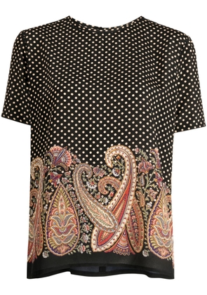 ETRO paisley-print silk blouse - Multicolour