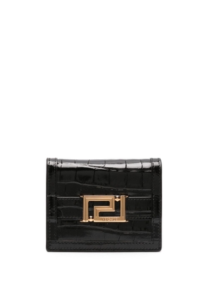 Versace Greca Goddess bi-fold wallet - Black