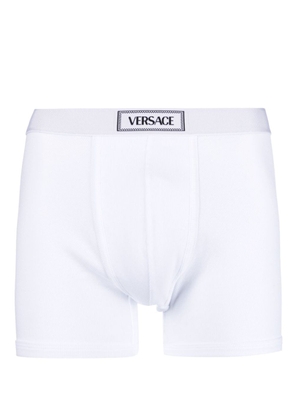 Versace 90s Versace logo-waistband boxer briefs - White