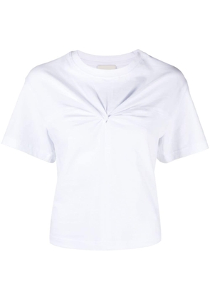 ISABEL MARANT Zuria knot-detail T-shirt - White