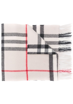 Burberry The Classic Check Cashmere Scarf - Neutrals