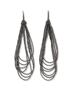 Brunello Cucinelli Monili-bead earrings - Black