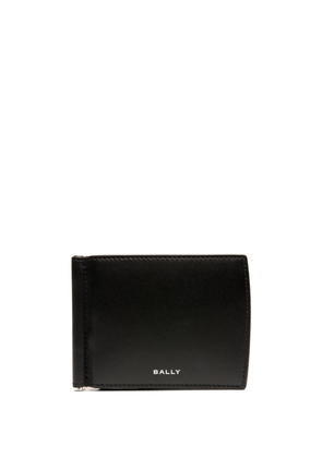 Bally logo-print bi-fold leather wallet - Black