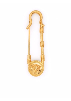 Versace Safety-Pin Medusa brooch - Gold