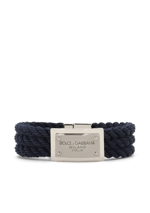 Dolce & Gabbana Marina rope bracelet - Blue