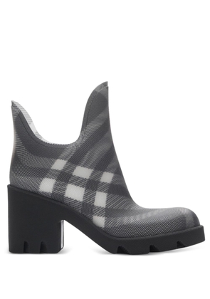 Burberry Marsh check-pattern boots - Grey