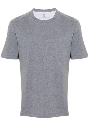 Brunello Cucinelli mélange cotton T-shirt - Grey