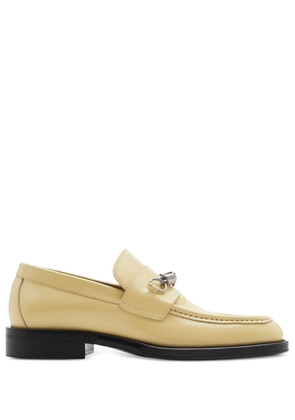 Burberry Barbed leather loafers - Neutrals