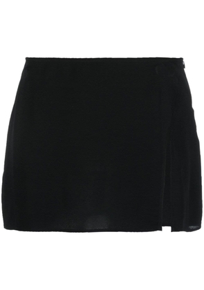 Reformation Kiara side-slit miniskirt - Black
