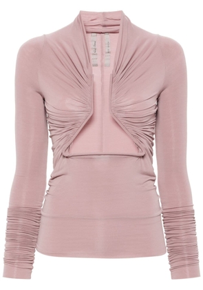 Rick Owens cut-out detail top - Pink