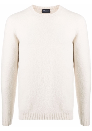 Drumohr crewneck wool jumper - White
