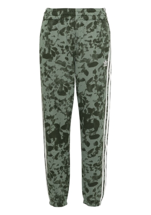adidas tie-dye cotton track pants - Green
