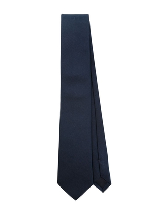 FURSAC pointed-tip silk tie - Blue