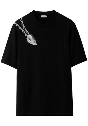 Burberry Shield cotton T-shirt - Black