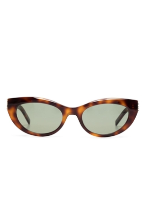 Saint Laurent Eyewear tinted cat-eye sunglasses - Brown