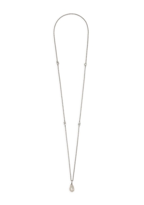 Dolce & Gabbana faux-pearl pendant necklace - Silver