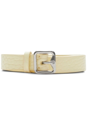 Burberry textured-finish leather belt - Neutrals