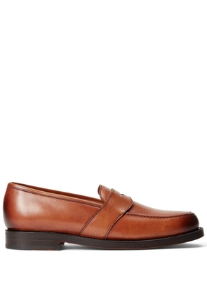 Polo Ralph Lauren Braygan leather loafers - Brown