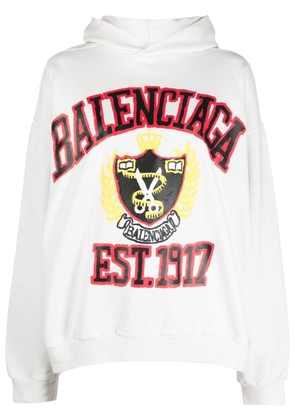 Balenciaga Diy College hoodie - White