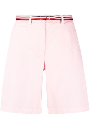 Tommy Hilfiger belted chino shorts - Pink