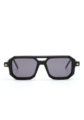 Kuboraum Mask P8 rectangle-frame sunglasses - Black