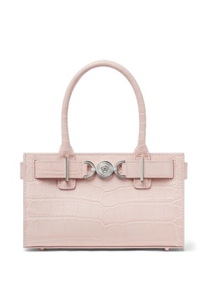 Versace Medusa-plaque leather tote bag - Pink