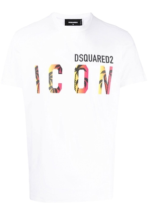 Dsquared2 Icon-print detail T-shirt - White