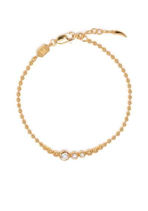 Missoma crystal-embellished beaded bracelet - Gold